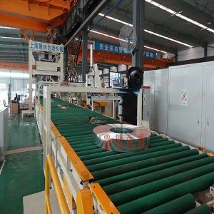 Llinell Drapio Coil Llorweddol Awtomatig
